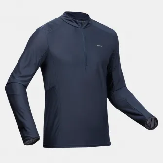 Decathlon Bluza Drumetie la Munte MH500 Albastru inchis Barbati, M