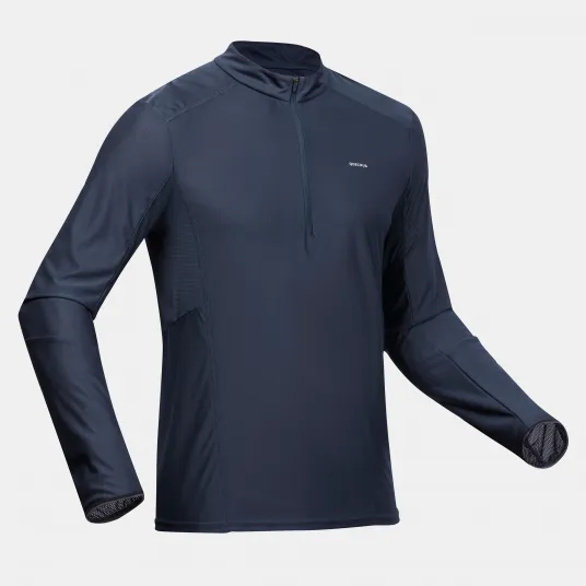Decathlon Bluza Drumetie la Munte MH500 Albastru inchis Barbati, S