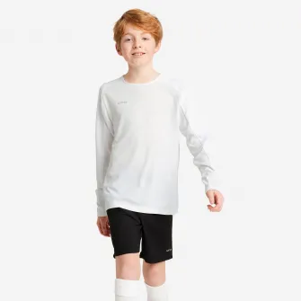 Decathlon Bluza Fotbal VIRALTO CLUB Alb Copii, 14-15 Ani