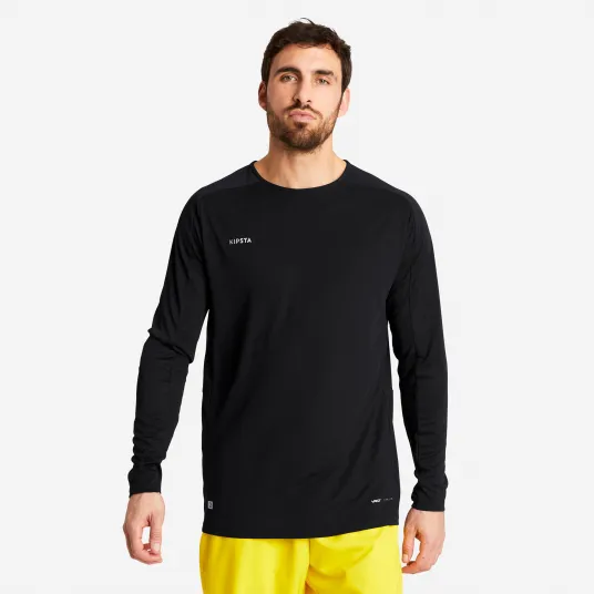 Decathlon Bluza Fotbal VIRALTO CLUB Negru Barbati, 2XL