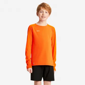 Decathlon Bluza Fotbal VIRALTO CLUB Portocaliu Copii, 5-6 Ani