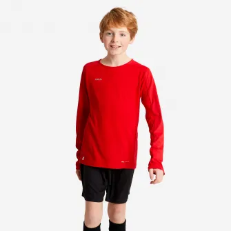 Decathlon Bluza Fotbal VIRALTO CLUB Rosu Copii, 5-6 Ani