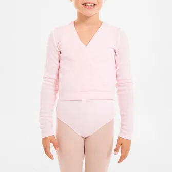 Decathlon Bluza petrecuta Balet Roz Fete, 4-5 Ani