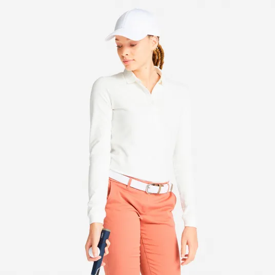 Decathlon Bluza Polo Golf MW500 Ivoar Dama, M