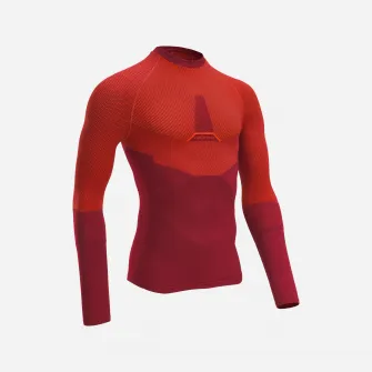 Decathlon Bluza termica ciclism iarna Training 500 Rosu Barbati, L