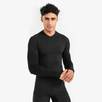 Decathlon BLUZA TERMICA KEEPDRY NEGRU ADULTI, S