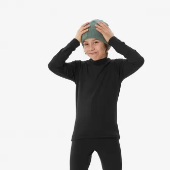 Decathlon Bluza termica Schi BL 500 Negru Copii, 12 Ani
