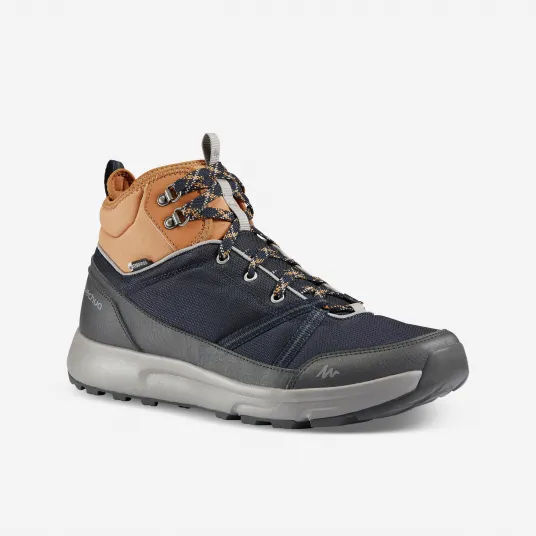 Decathlon Bocanci Impermeabili Mid Drumetie in natura NH100 Albastru Barbati, 47