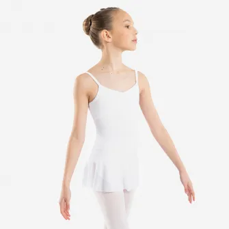 Decathlon Body 150 balet reversibil alb Fete, 5-6 Ani