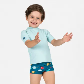 Decathlon Boxeri de baie inot Titou Plouf Bleumarin Bebelusi/Copii, 3-4 Ani