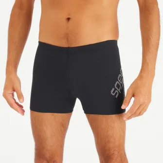 Decathlon Boxeri de baie Speedo logo Negru-Alb Barbati, 44