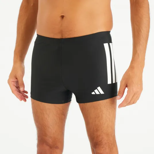 Decathlon Boxeri de inot ADIDAS 3 benzi Negru-Alb Barbati, 44