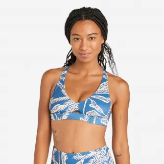 Decathlon Bustiera de baie Agatha palmer Albastru Dama, EU:75C  FR:90C