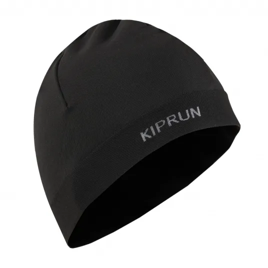 Decathlon Caciula fara cusaturi, alergare - Kiprun Negru Adulti, marime adulti