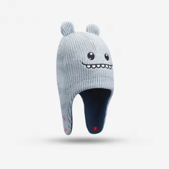 Decathlon Caciula schi/sanius Warm Gri Copii, universala