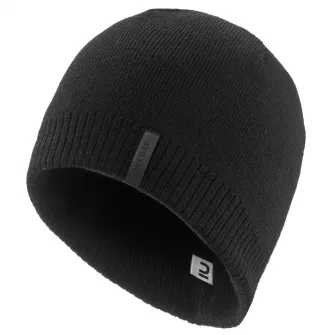 Decathlon Caciula schi SIMPLE Negru Adulti, Marime unica