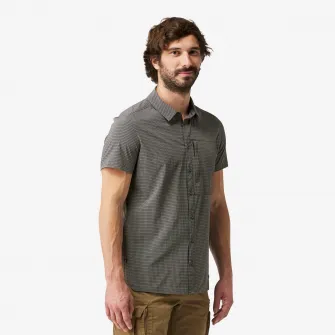 Decathlon Camasa cu maneca scurta Trekking NH500 Gri Barbati, 2XL