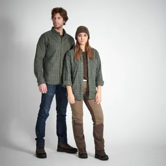 Decathlon Camasa groasa 100 Verde, 2XL