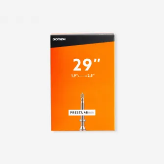 Decathlon Camera Bicicleta 29x1/9/2,5 Valva Presta 48 mm, Marime unica