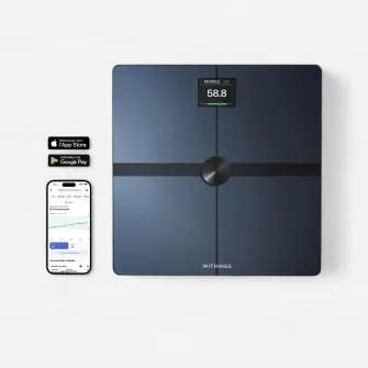 Decathlon Cantar inteligent avansat compozitie corporala Body Smart Negru, Marime unica
