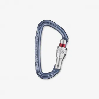 Decathlon Carabiniera cu filet Escalada/Alpinism Rocky M Albastru-Mov, Marime unica