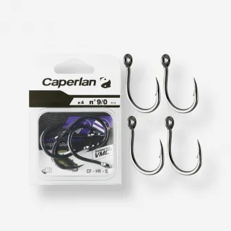 Decathlon Carlig simplu pescuit la somn CF HK S 9/0, Marime unica