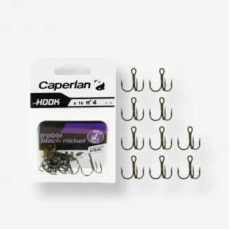 Decathlon Carlig Triplu Black Nickel, 1