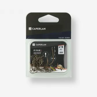 Decathlon Carlige HK 0 X50 din bronz pescuit stationar, 18