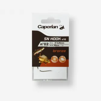 Decathlon Carlige Legate SN HOOK Bronz pescuit stationar, 10 Ani