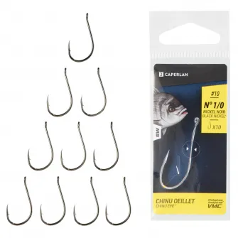 Decathlon Carlige Simple Pescuit Hook Chinu Eye, 2
