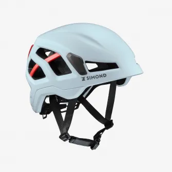 Decathlon Casca Escalada/Alpinism EDGE Alb-Rosu Adulti, M/55-59cm
