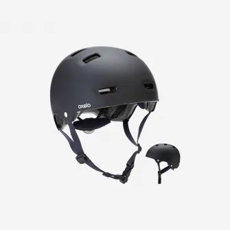 Decathlon Casca Role/Skateboard/Trotineta MF 500 Negru, S/52-55cm