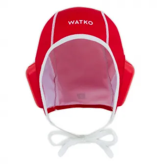 Decathlon Casca Water Polo WP900 Rosu Adulti, Marime unica
