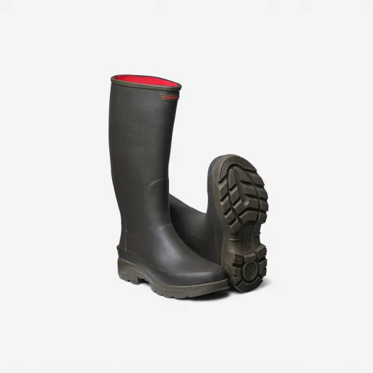 Decathlon Cizme calduroase cauciuc 500 activitati sportive in natura verde Barbati, 45