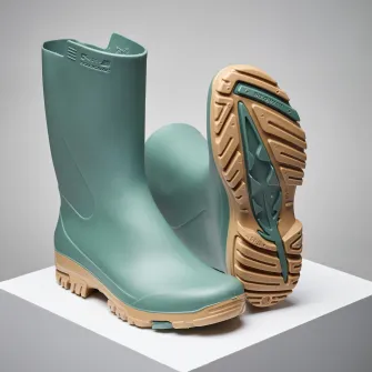 Decathlon Cizme de ploaie 100 Verde Dama, 35/36