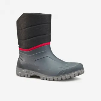 Decathlon Cizme Iarna Calduroase Impermeabile Drumetie SH100 Negru Barbati, 44/45