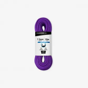 Decathlon Coarda dubla 7.5 mm x 20 m Rando Dry Mov, Marime unica