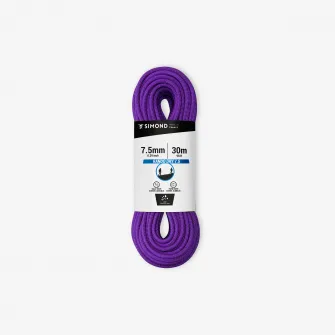 Decathlon Coarda Dubla Rando Dry 7.5 mm x 30 m Mov, Marime unica