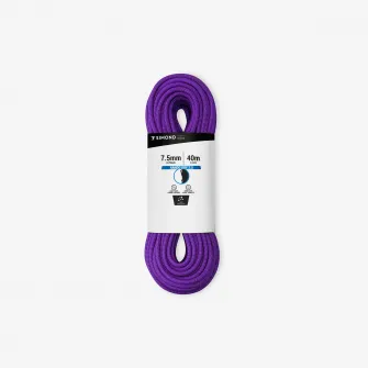 Decathlon Coarda dubla Rando Dry 7.5 mm x 40 m Mov, Marime unica
