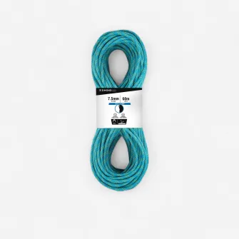 Decathlon Coarda Dubla Rapel Escalada/ Alpinism 7.5 mm x 60 m Albastru, Marime unica