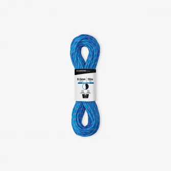 Decathlon Coarda Dubla Rapel si alpinism 8.6 mm x 50 m Albastru, Marime unica