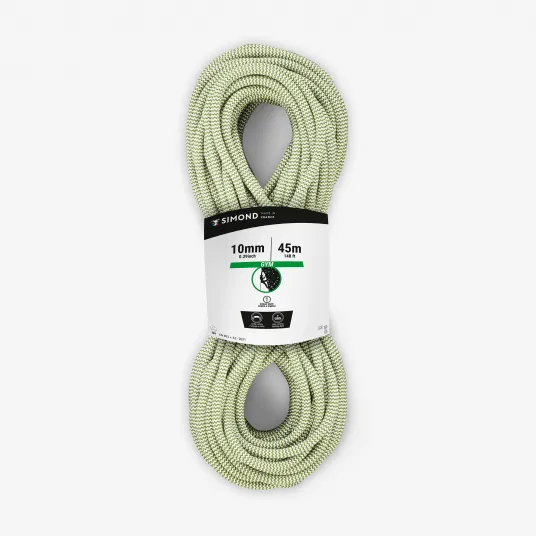 Decathlon Coarda Escalada Klimb Gym 10mmx45m Verde, Marime unica