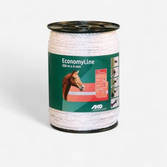 Decathlon Coarda Gard Echitatie Diametru 6 mm X 200 m, Marime unica