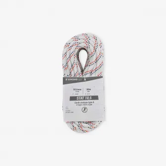 Decathlon Coarda Semi-Statica 10,5mm x 30m Alb, Marime unica