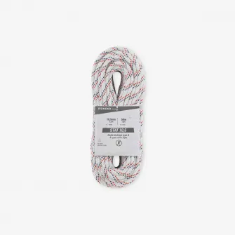 Decathlon Coarda Semi-Statica 10,5mm x 50m Alb, Marime unica