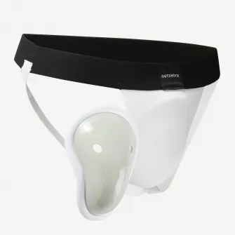 Decathlon Cochilie de protectie sporturi de contact 100 alb copii, S