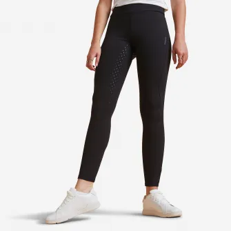 Decathlon Colanti 500 echitatie full grip Negru Dama, 2XS