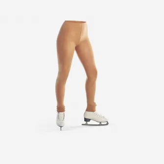 Decathlon Colanti patinaj artistic Bej Adulti, S/M