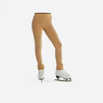 Decathlon Colanti Patinaj artistic Bej Copii, 12-14 Ani