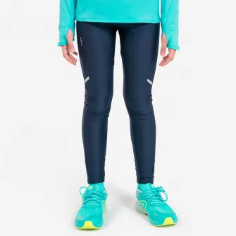 Decathlon Colanti Respiranti Alergare Kiprun Dry Bleumarin Copii, 12-13 Ani